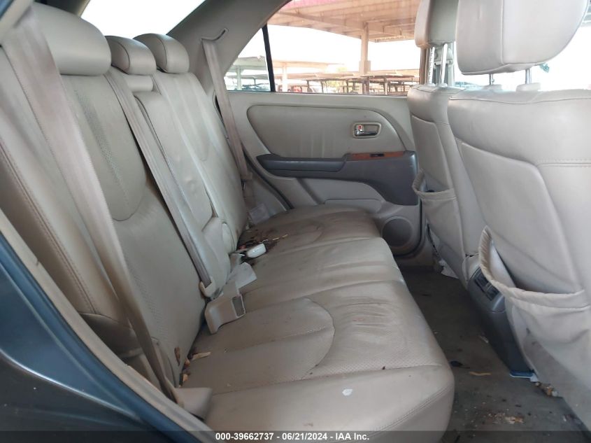 2002 Lexus Rx 300 VIN: JTJGF10UX20140286 Lot: 39662737