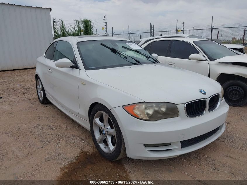 2009 BMW 128I VIN: WBAUP93589VF48689 Lot: 39662739