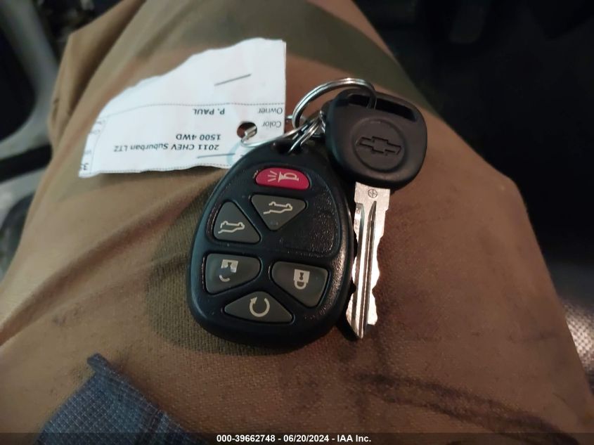 2011 Chevrolet Suburban 1500 Ltz VIN: 1GNSKKE34BR292453 Lot: 39662748