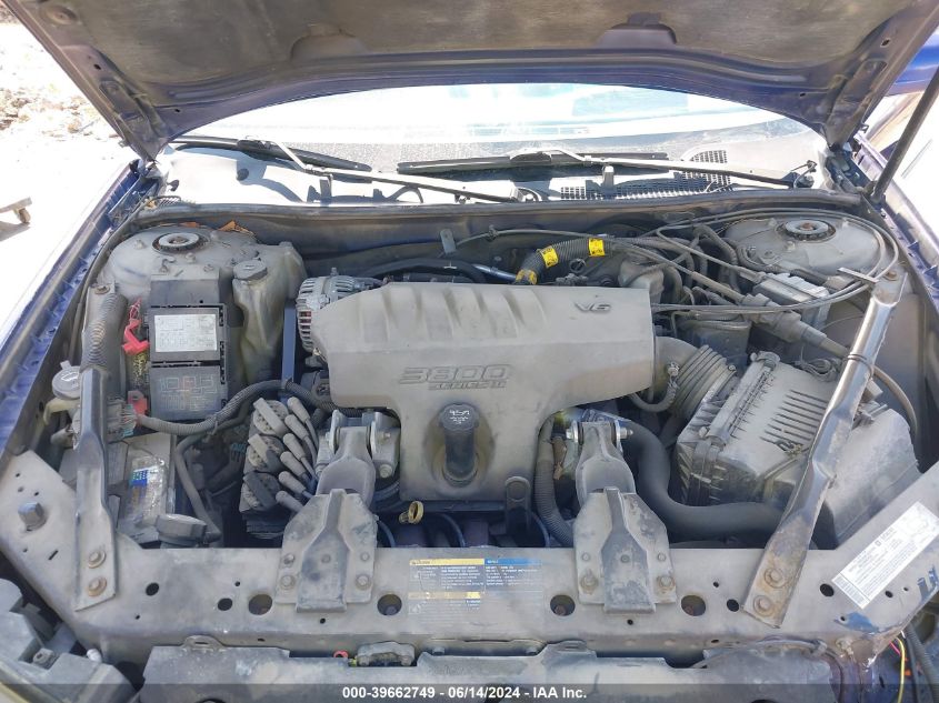 2005 Chevrolet Impala Ls VIN: 2G1WH52K259198732 Lot: 39662749