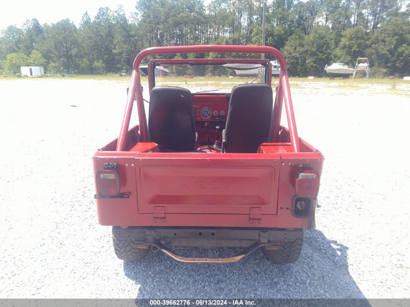 1981 Jeep Jeep Cj7 VIN: 1JCCM87A5BT063562 Lot: 39662776