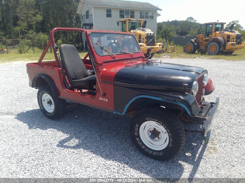 1981 Jeep Jeep Cj7 VIN: 1JCCM87A5BT063562 Lot: 39662776