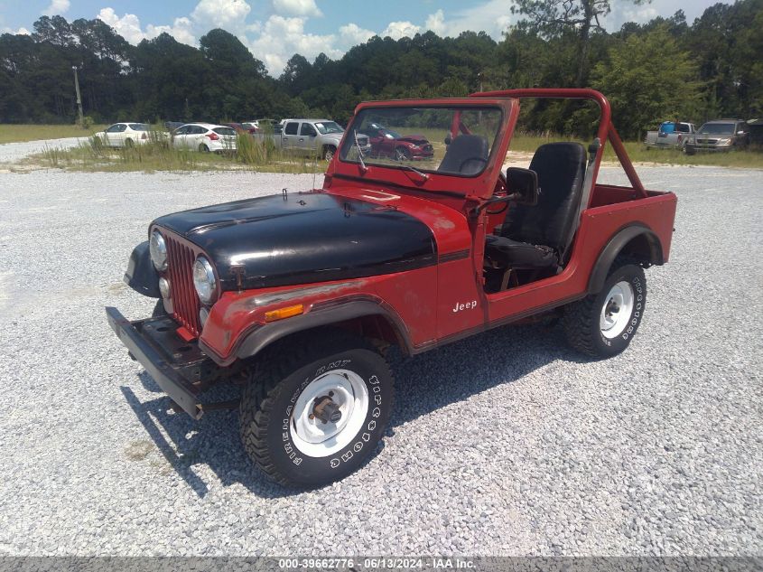 1981 Jeep Jeep Cj7 VIN: 1JCCM87A5BT063562 Lot: 39662776