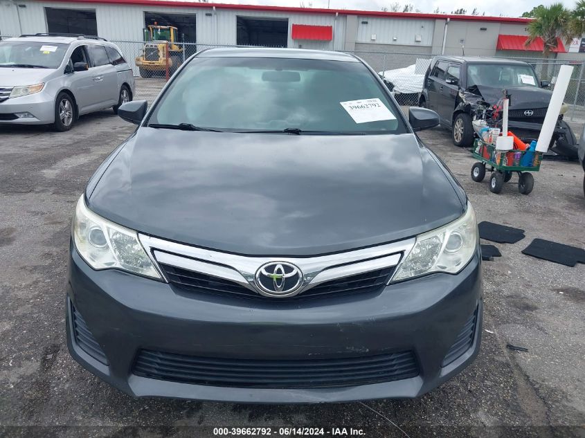 2012 Toyota Camry Le VIN: 4T1BF1FK5CU039598 Lot: 39662792