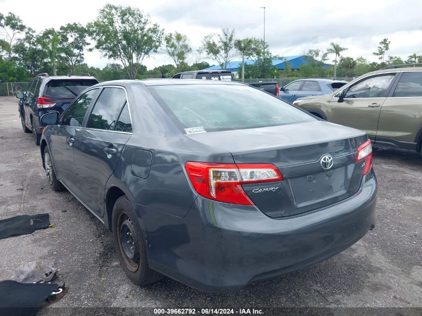 2012 Toyota Camry Le VIN: 4T1BF1FK5CU039598 Lot: 39662792