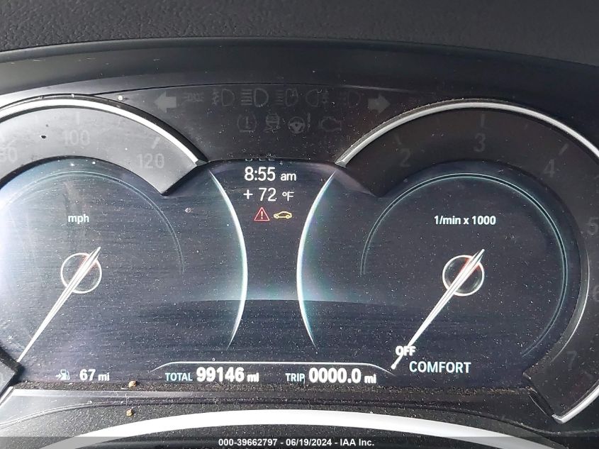 2017 BMW 530 I VIN: WBAJA5C39HG897520 Lot: 39662797