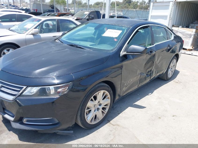 2014 Chevrolet Impala 1Ls VIN: 1G11Y5SL9EU169637 Lot: 39662804