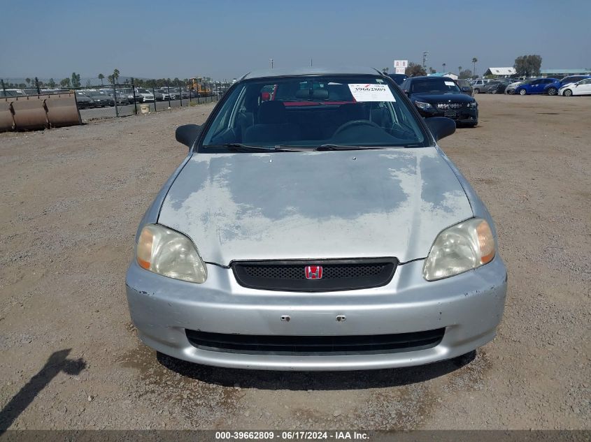 1998 Honda Civic Dx VIN: 2HGEJ6441WH118549 Lot: 39662809