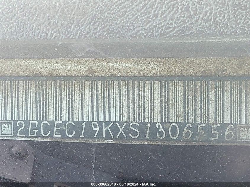 1995 Chevrolet Gmt-400 C1500 VIN: 2GCEC19KXS1306556 Lot: 39662819