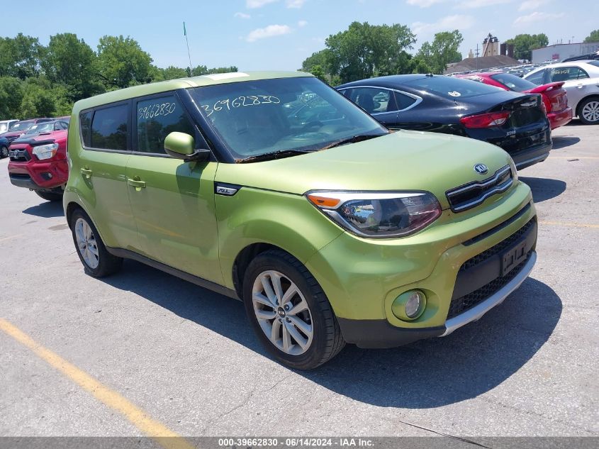 2018 Kia Soul + VIN: KNDJP3A53J7890904 Lot: 39662830