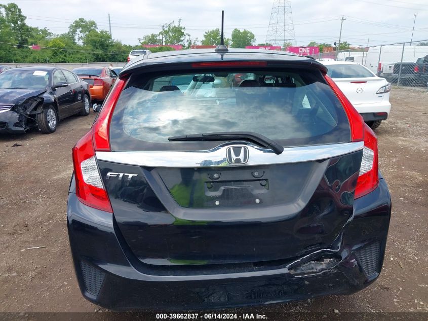 2016 Honda Fit Ex-L VIN: 3HGGK5H96GM703958 Lot: 39662837