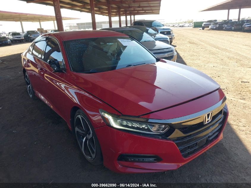 1HGCV1F37JA174361 2018 HONDA ACCORD - Image 1