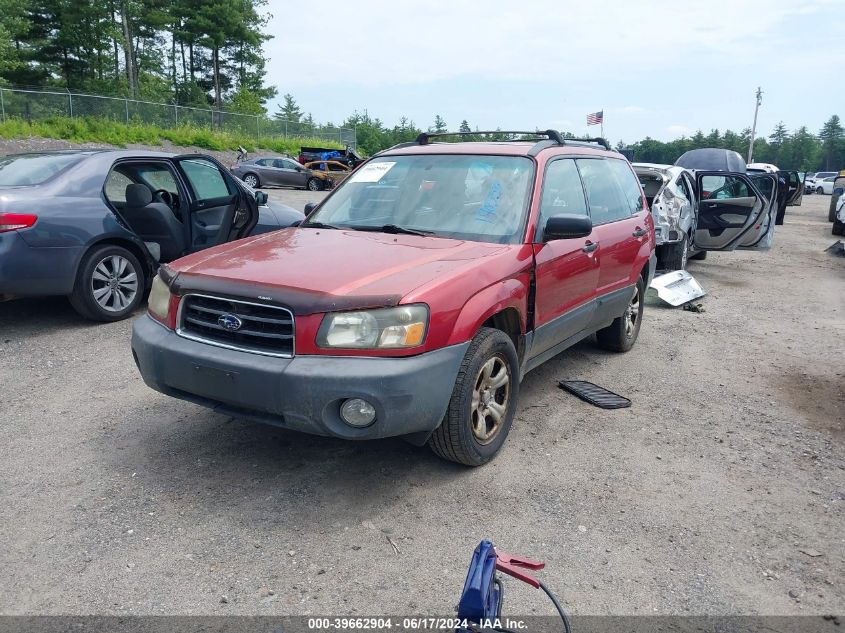 2005 Subaru Forester 2.5X VIN: JF1SG63645H710654 Lot: 39662904