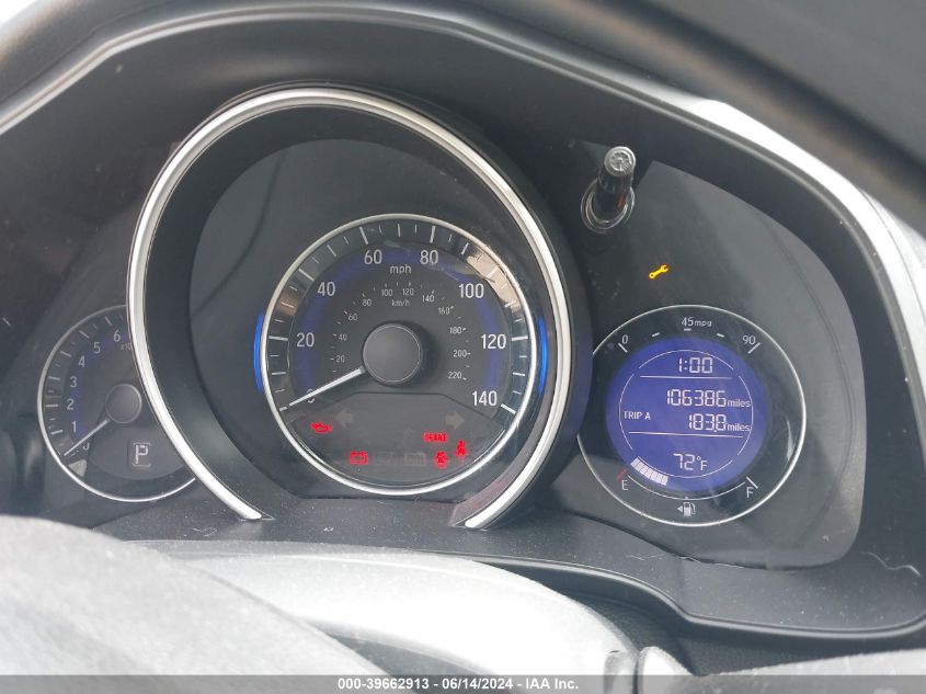 2016 Honda Fit Lx VIN: JHMGK5H54GX009371 Lot: 39662913