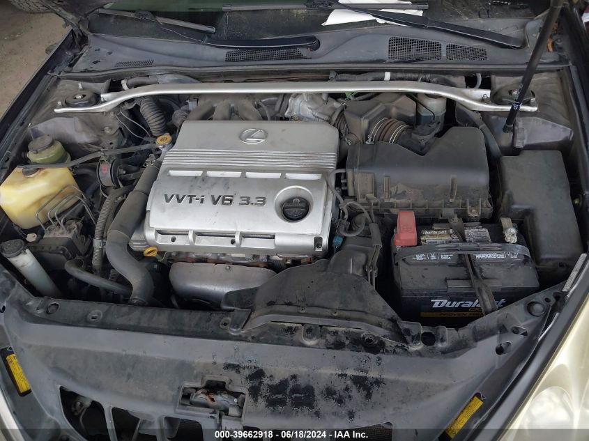2005 Lexus Es 330 VIN: JTHBA30GX55113001 Lot: 39662918