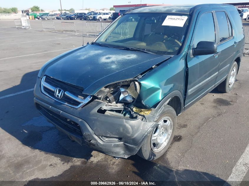 2003 Honda Cr-V Lx VIN: JHLRD78563C025995 Lot: 39662926