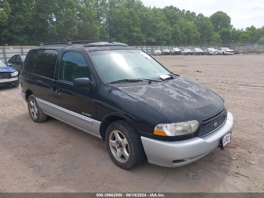 1999 Nissan Quest Gle/Gxe/Se VIN: 4N2XN11TXXD800710 Lot: 39662950