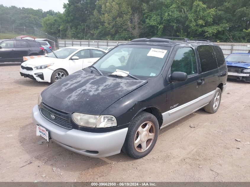 1999 Nissan Quest Gle/Gxe/Se VIN: 4N2XN11TXXD800710 Lot: 39662950