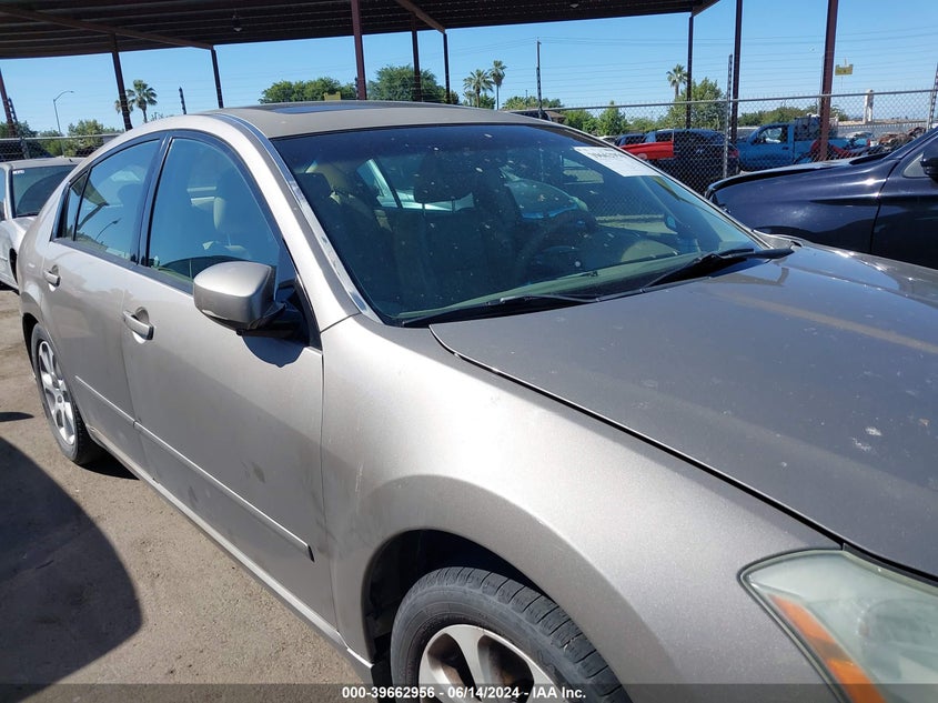 2007 Nissan Maxima 3.5 Sl VIN: 1N4BA41E07C804207 Lot: 39662956