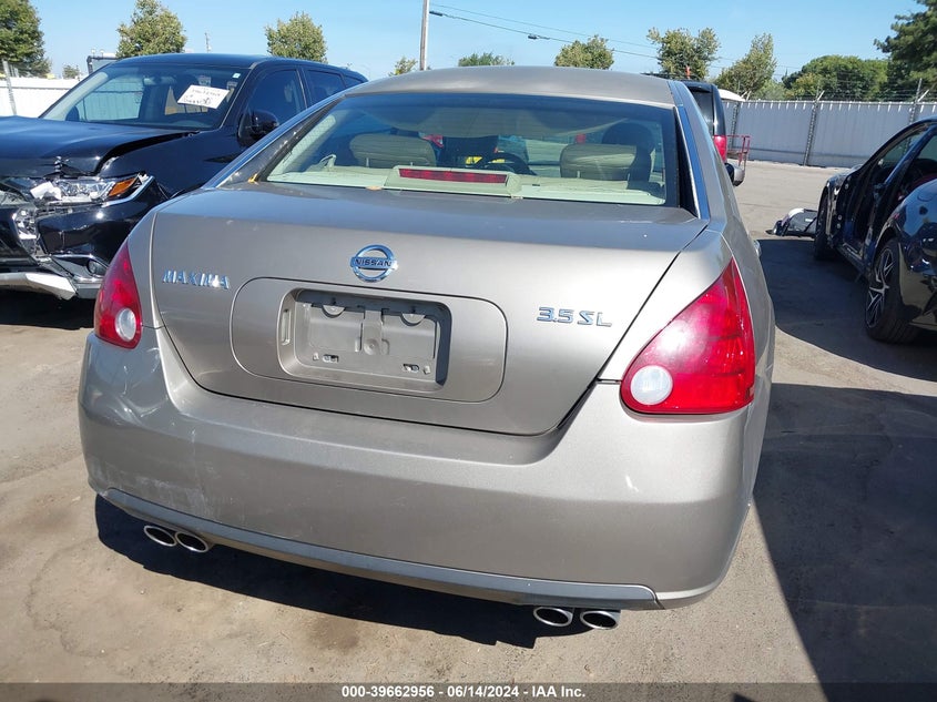 2007 Nissan Maxima 3.5 Sl VIN: 1N4BA41E07C804207 Lot: 39662956