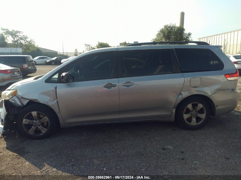 2012 Toyota Sienna Le V6 8 Passenger VIN: 5TDKK3DC0CS222225 Lot: 39662961