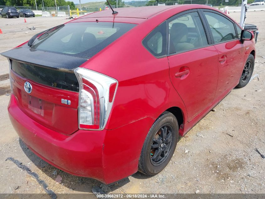 2014 Toyota Prius Two VIN: JTDKN3DU7E1756922 Lot: 39662972