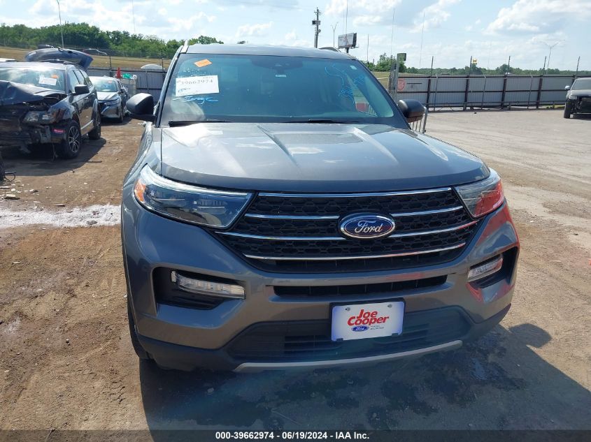 2022 Ford Explorer Xlt VIN: 1FMSK7DH3NGB37391 Lot: 39662974