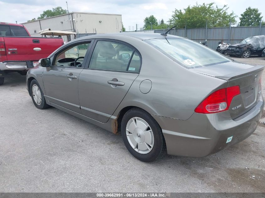 2006 Honda Civic Hybrid VIN: JHMFA36216S013725 Lot: 39662991