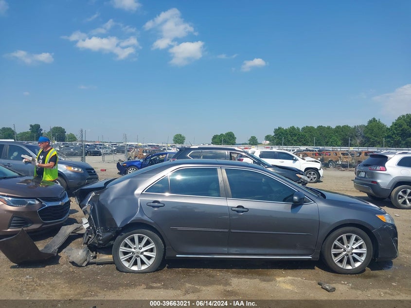 2014 Toyota Camry Xle VIN: 4T4BF1FKXER369536 Lot: 39663021