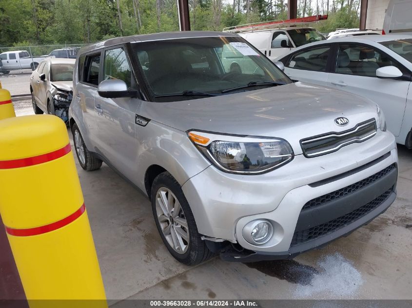 2018 Kia Soul + VIN: KNDJP3A59J7621757 Lot: 39663028