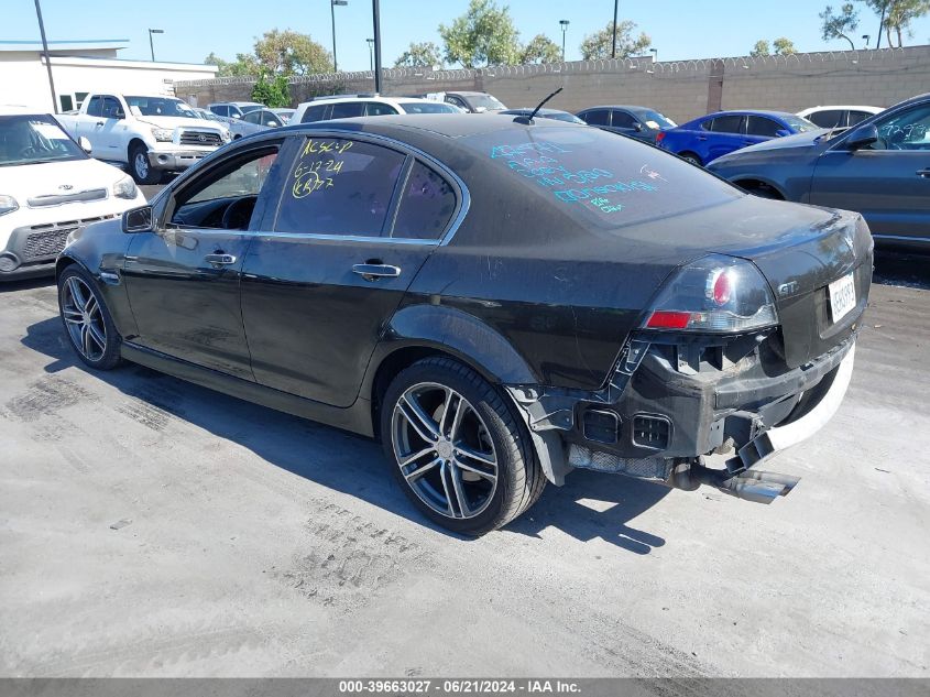 2008 Pontiac G8 Gt VIN: 6G2EC57Y78L138349 Lot: 39663027