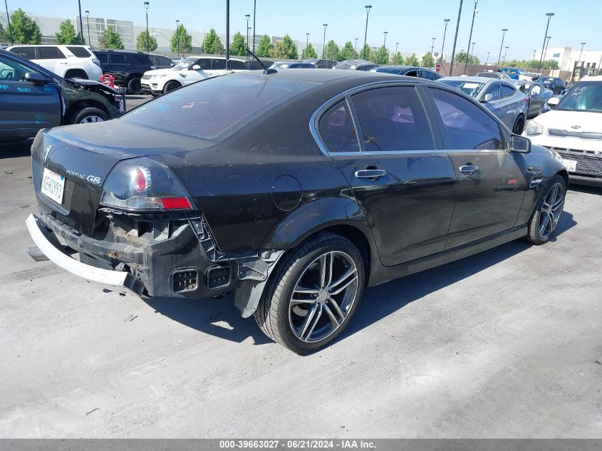 2008 Pontiac G8 Gt VIN: 6G2EC57Y78L138349 Lot: 39663027