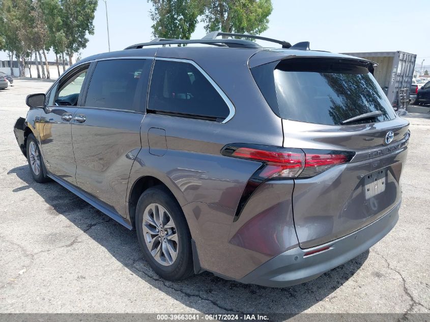 2021 Toyota Sienna Xle VIN: 5TDJRKEC9MS032005 Lot: 39663041