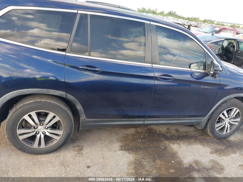 2016 Honda Pilot Ex VIN: 5FNYF5H38GB021087 Lot: 39663048