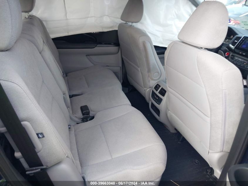 2016 Honda Pilot Ex VIN: 5FNYF5H38GB021087 Lot: 39663048