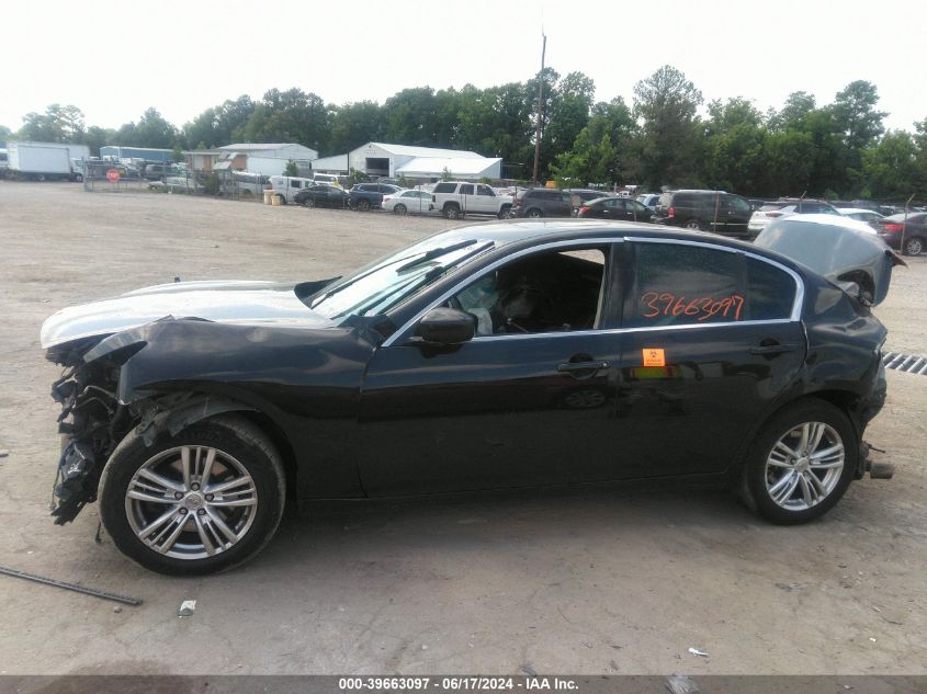 2010 Infiniti G37X VIN: JN1CV6AR7AM450756 Lot: 39663097
