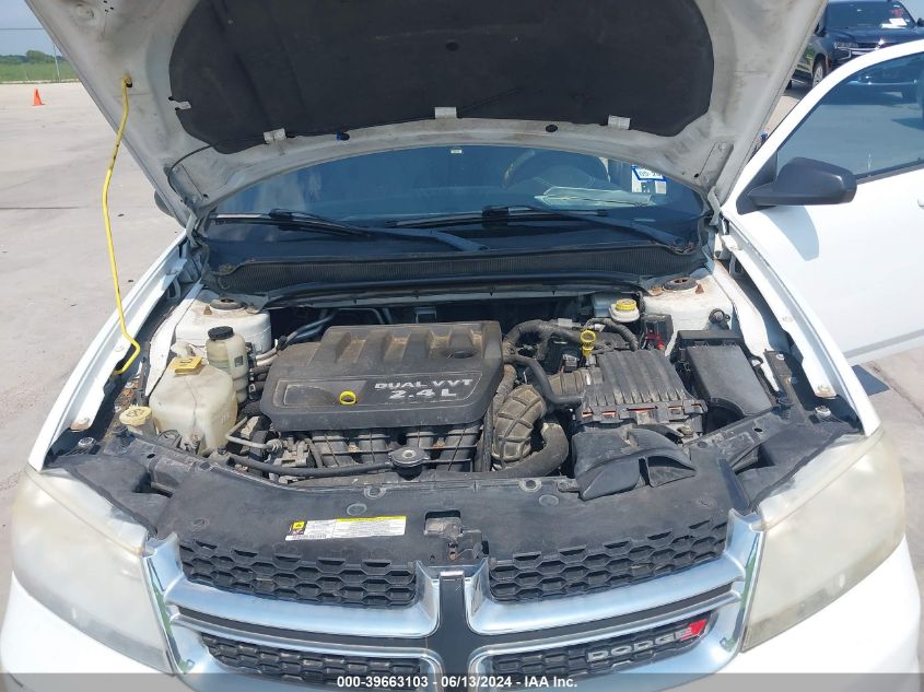 2013 Dodge Avenger Se VIN: 1C3CDZAB9DN754355 Lot: 39663103