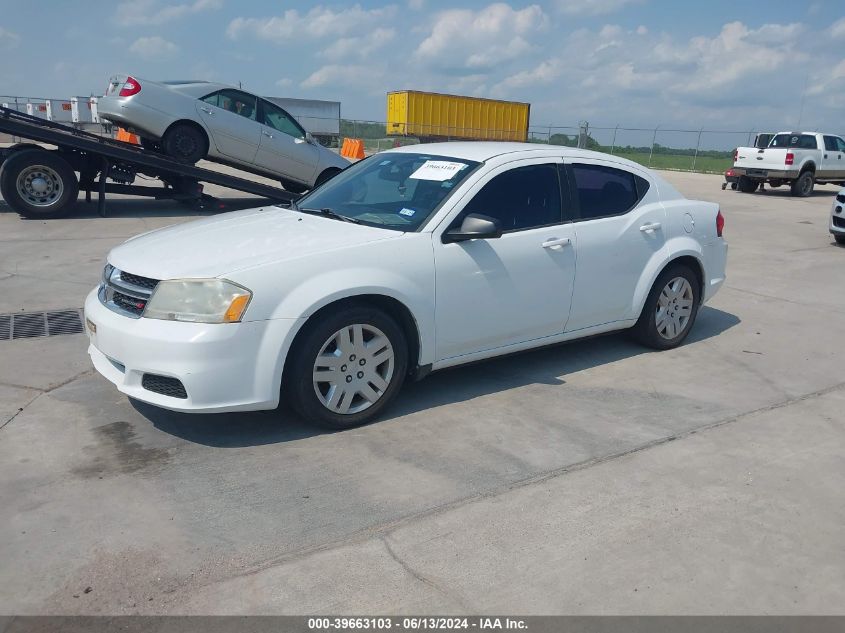 2013 Dodge Avenger Se VIN: 1C3CDZAB9DN754355 Lot: 39663103