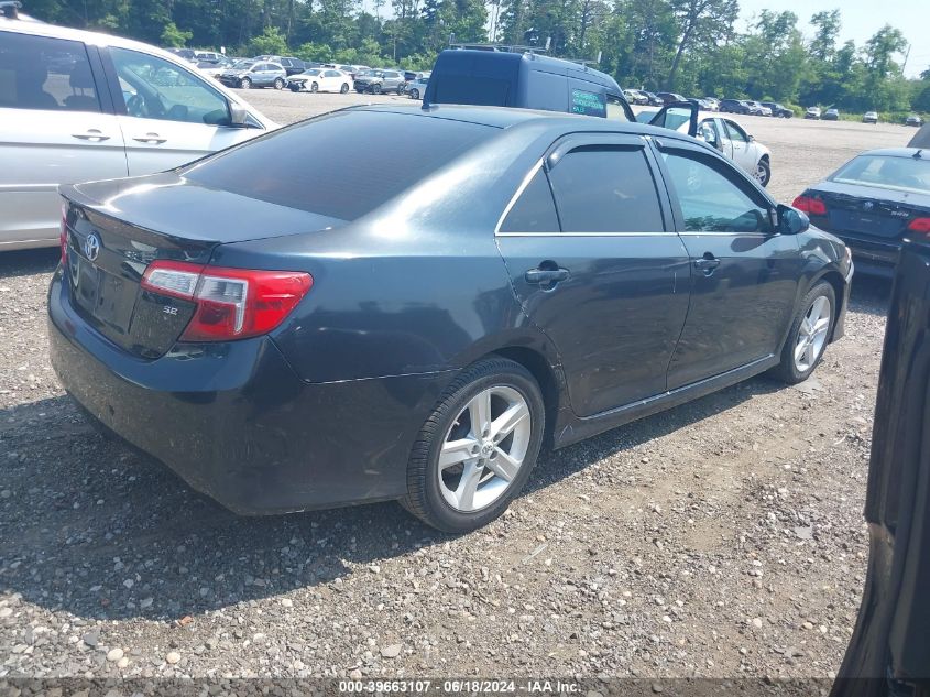 2012 Toyota Camry Se VIN: 4T1BF1FK4CU508907 Lot: 39663107