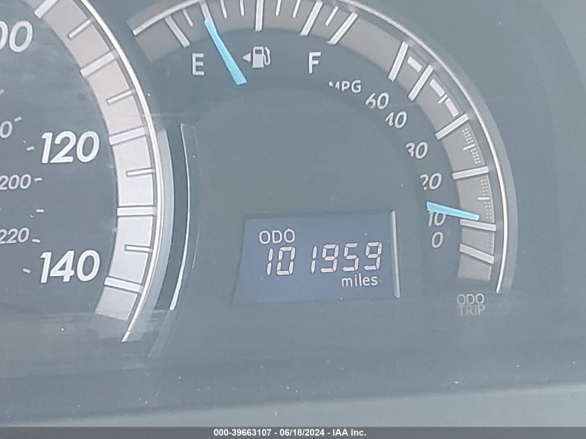 2012 TOYOTA CAMRY VIN: 4T1BF1FK4CU508907