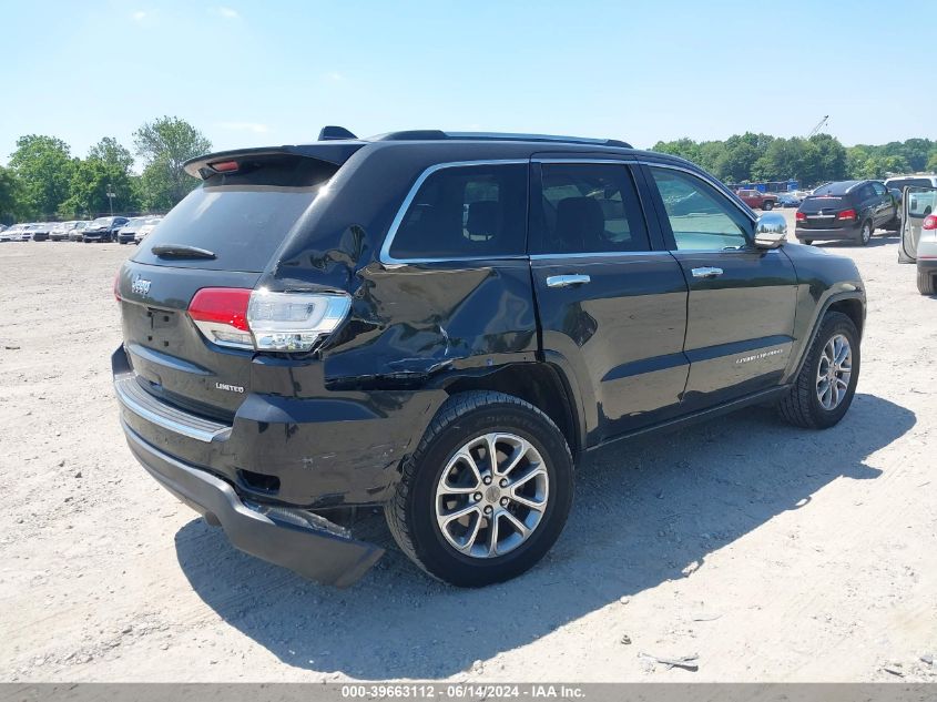 2015 Jeep Grand Cherokee Limited VIN: 1C4RJFBG2FC950384 Lot: 39663112