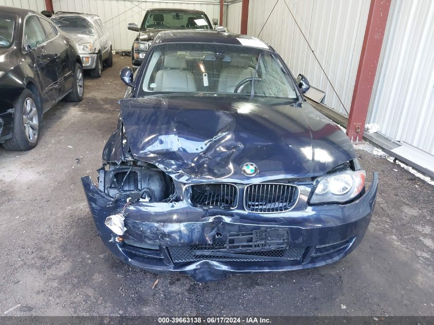 WBAUP73528VF08739 2008 BMW 128I