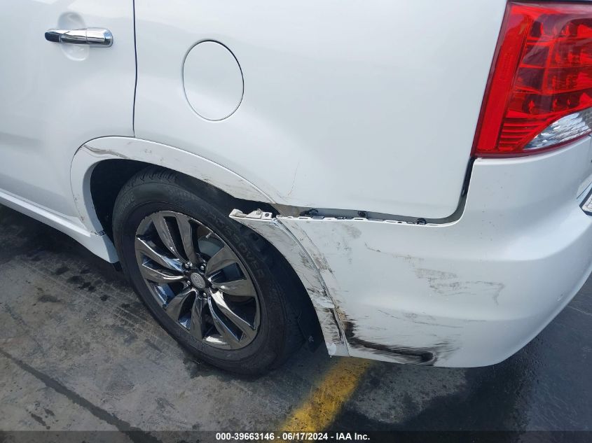 2012 Kia Sorento Sx V6 VIN: 5XYKW4A20CG304281 Lot: 39663146