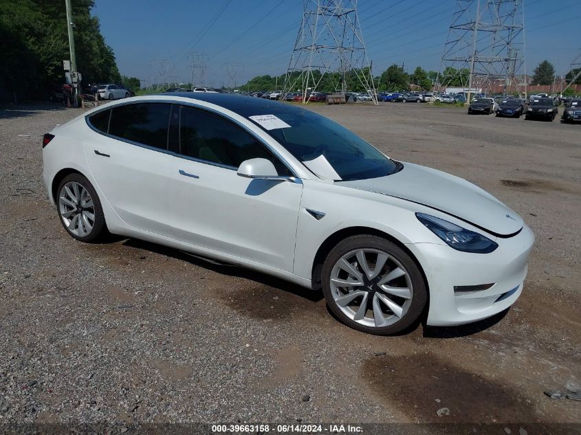 2019 Tesla Model 3 Long Range/Performance VIN: 5YJ3E1EB6KF421837 Lot: 39663158