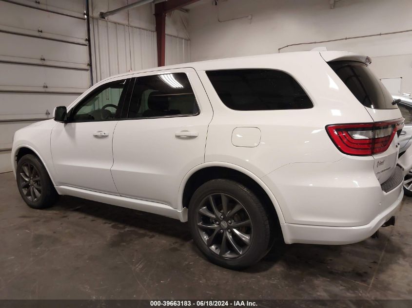 2018 Dodge Durango Gt VIN: 1C4RDJDG9JC242178 Lot: 39663183