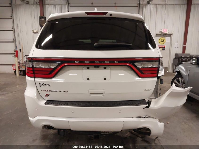 2018 Dodge Durango Gt VIN: 1C4RDJDG9JC242178 Lot: 39663183