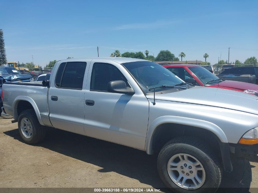 2004 Dodge Dakota Slt VIN: 1D7HG48NX4S689003 Lot: 39663188