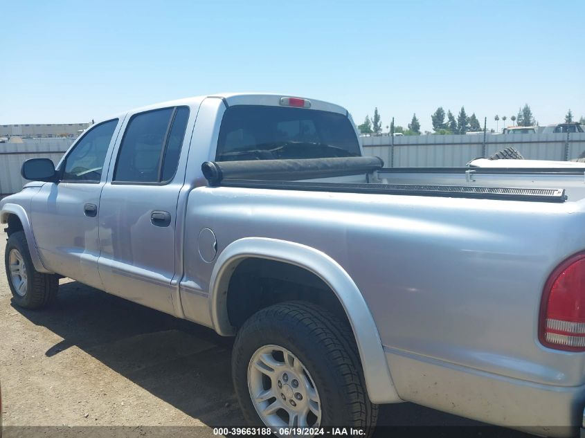 2004 Dodge Dakota Slt VIN: 1D7HG48NX4S689003 Lot: 39663188