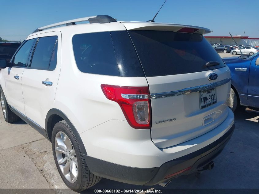 2015 Ford Explorer Limited VIN: 1FM5K7F81FGB58283 Lot: 39663192