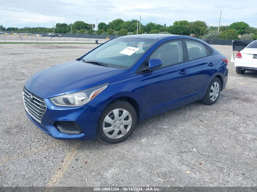 2019 Hyundai Accent Se VIN: 3KPC24A3XKE054164 Lot: 39663204